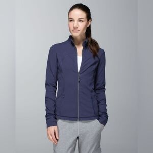 RARE! Lululemon Athletica Cadet Blue Forme Jacket, Size 12